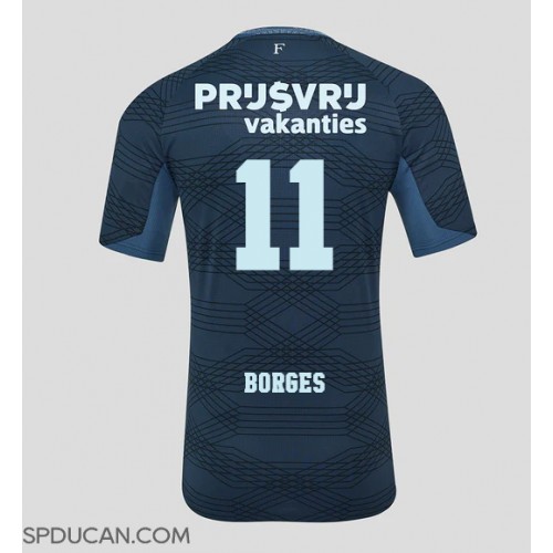 Muški Nogometni Dres Feyenoord Goncalo Borges #11 Gostujuci 2025-26 Kratak Rukav